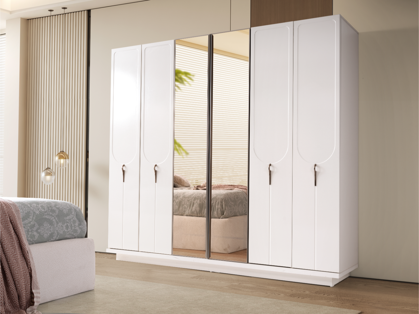  Asya %100 MDF Yatak Odası Takımı + Baza Hediye