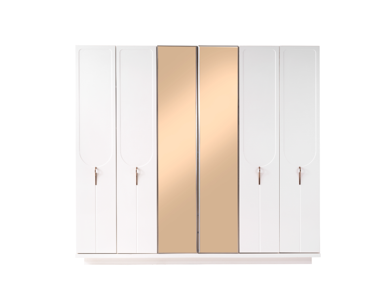 Asya %100 MDF 6 Kapaklı Dolap
