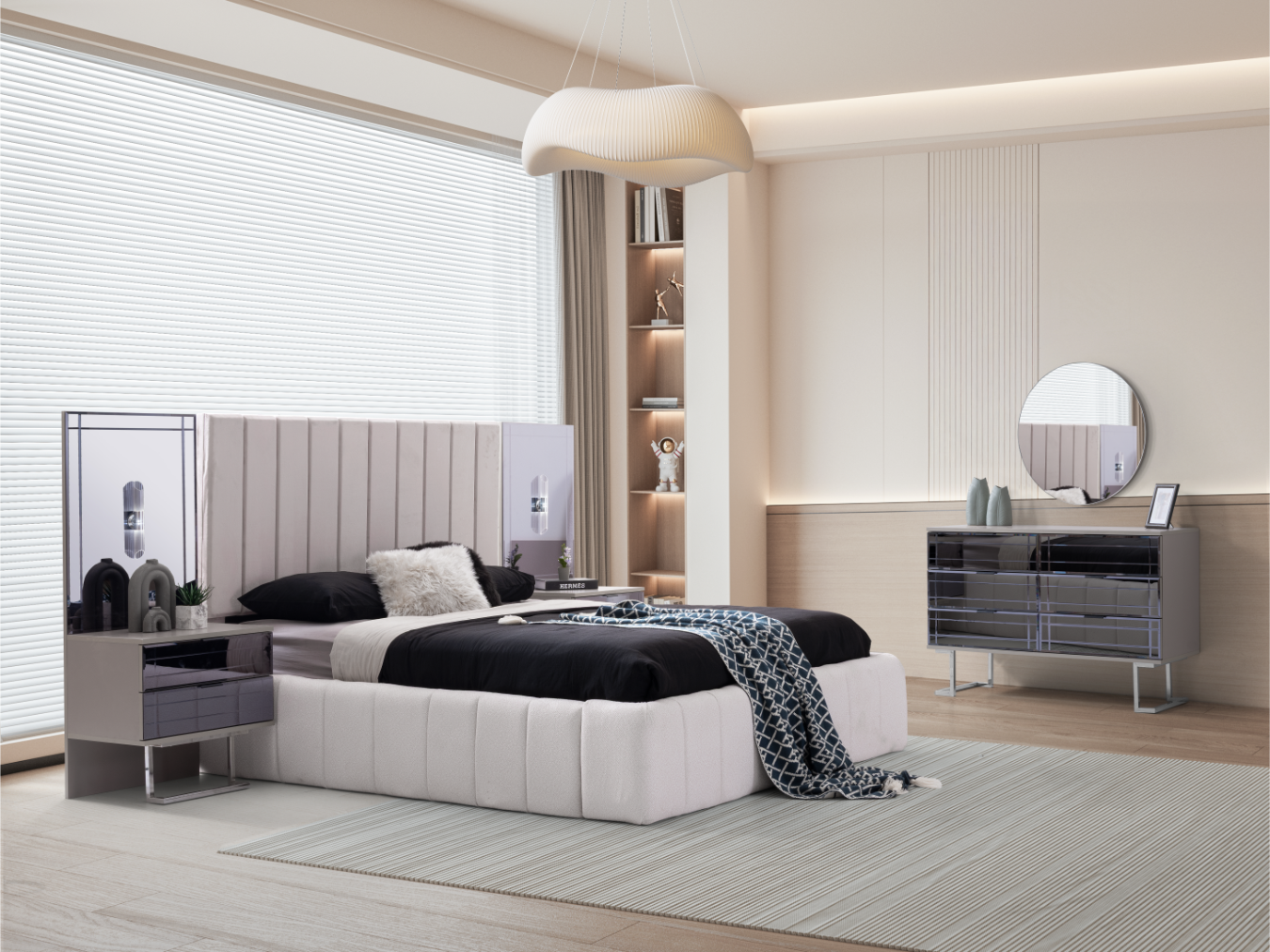 Karizma %100 MDF Modüler Yatak Odası + Baza Hediye