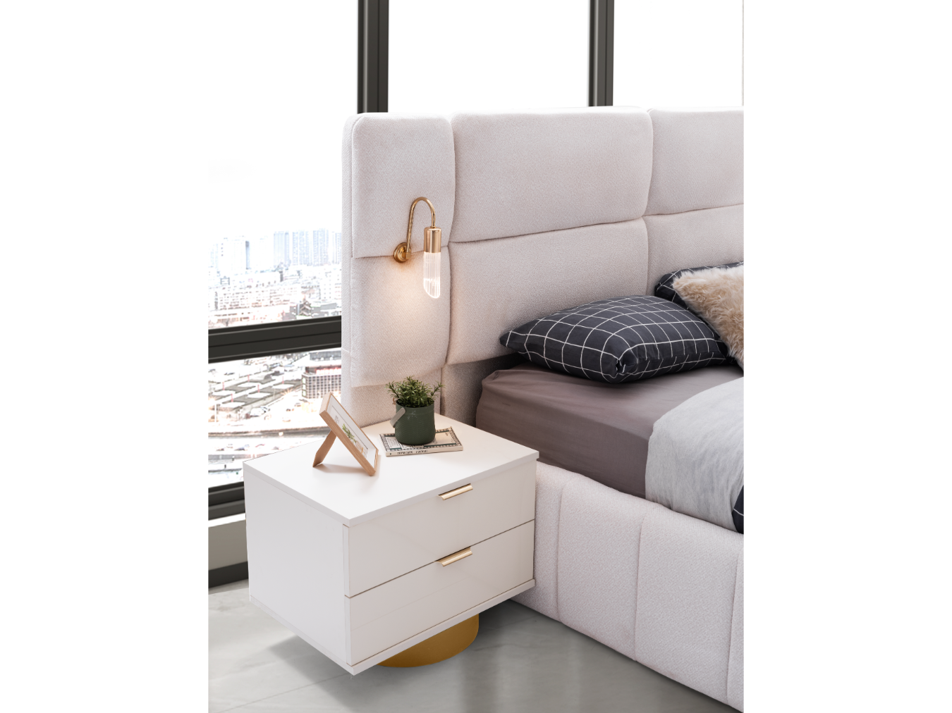 Odessa %100 MDF Modüler Yatak Odası + Baza Hediye