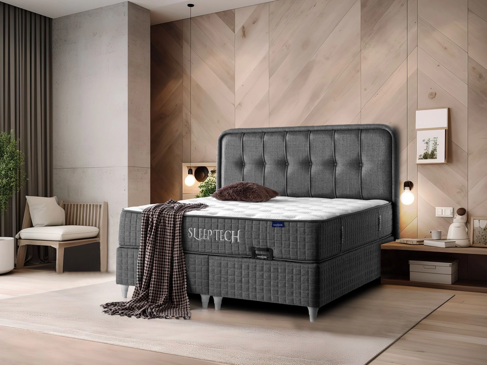 Ravizza Sleeptech Yatak Baza Set