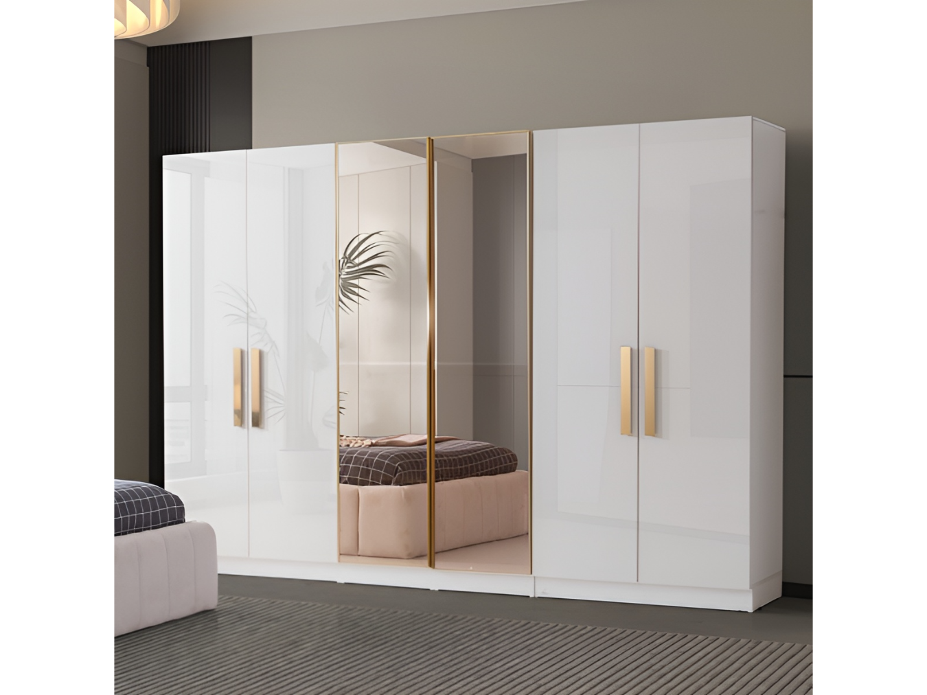 Odessa %100 MDF Modüler 6 Kapaklı Dolap