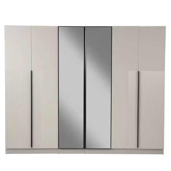 İmparator %100 MDF 6 Kapılı Dolap