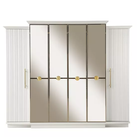  Amazon %100 MDF 6 Kapılı Dolap