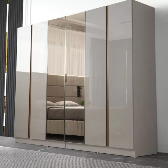 Dragos %100 MDF 6 Kapılı Dolap