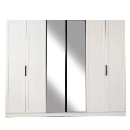 Helena %100 MDF 6 Kapılı Dolap