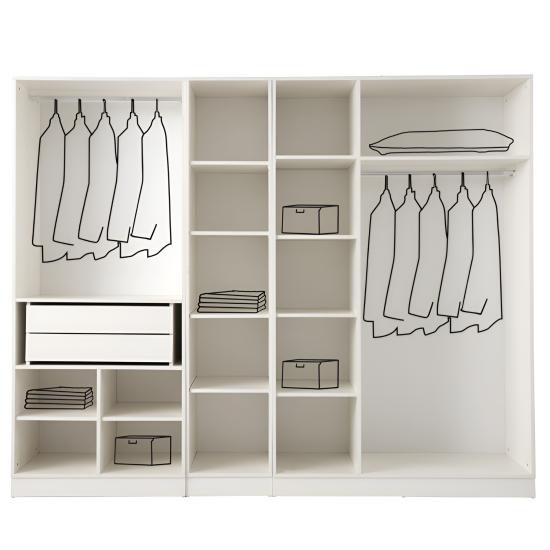  İlayda %100 MDF 6 Kapılı Dolap