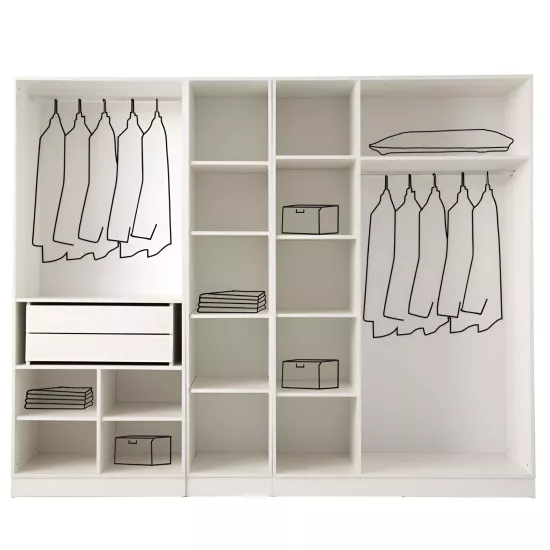 Odessa %100 MDF 6 Kapılı Dolap Aytaşı