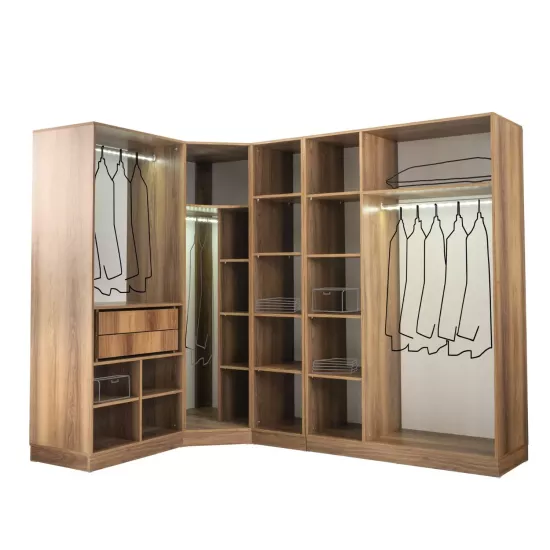 Pandora %100 MDF Köşe Dolap