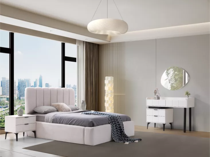 Erciyes %100 MDF Yatak Odası Takımı + Baza Hediye