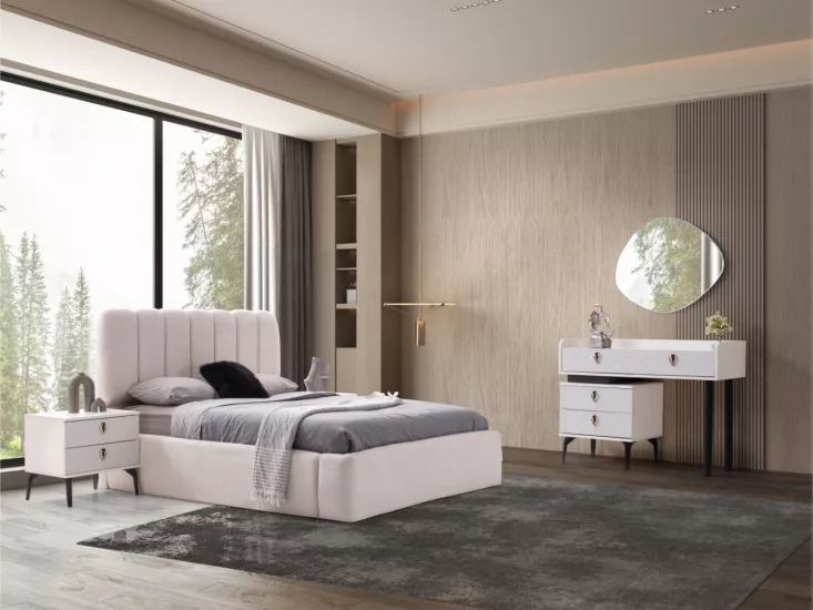 Europa %100 MDF Yatak Odası Takımı + Baza Hediye