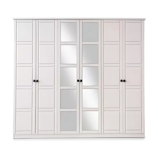 Cemre %100 MDF 6 Kapılı Dolap
