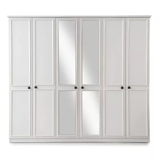 Duru %100 MDF 6 Kapılı Dolap