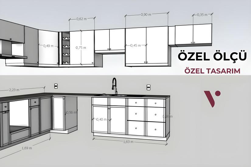 Özel Ölçü Mutfak Dolapları