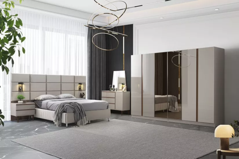 Dragos %100 MDF 6 Kapılı Yatak Odası Takımı