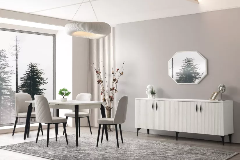 İlayda %100 MDF Yemek Odası Takımı