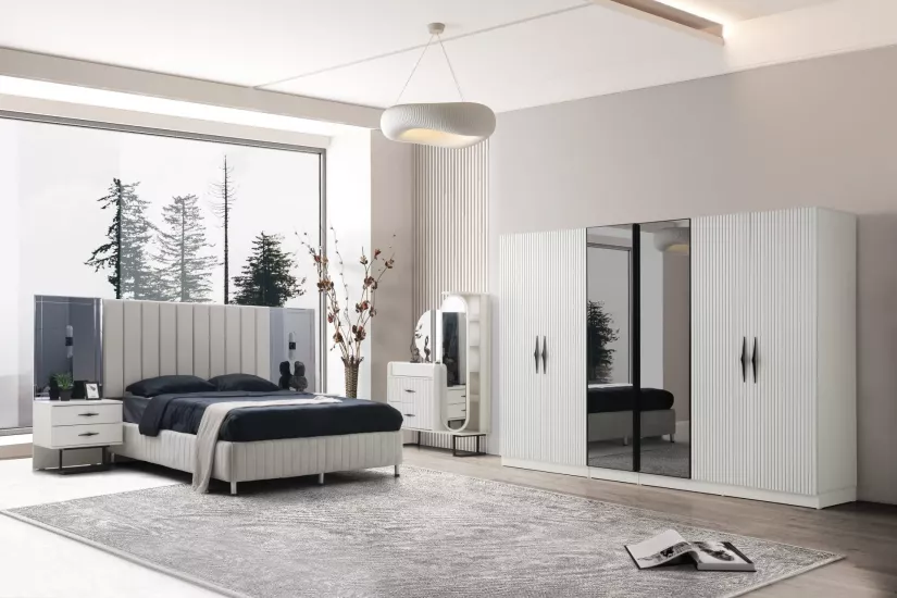 İlayda %100 MDF 6 Kapılı Yatak Odası Takımı