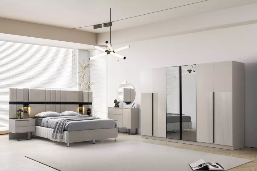 İmparator %100 MDF 6 Kapılı Yatak Odası Takımı