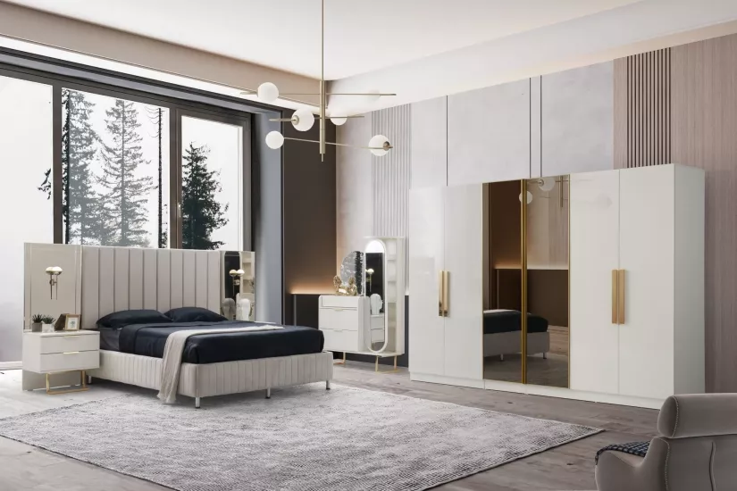 Odessa %100 MDF 6 Kapılı Yatak Odası Takımı