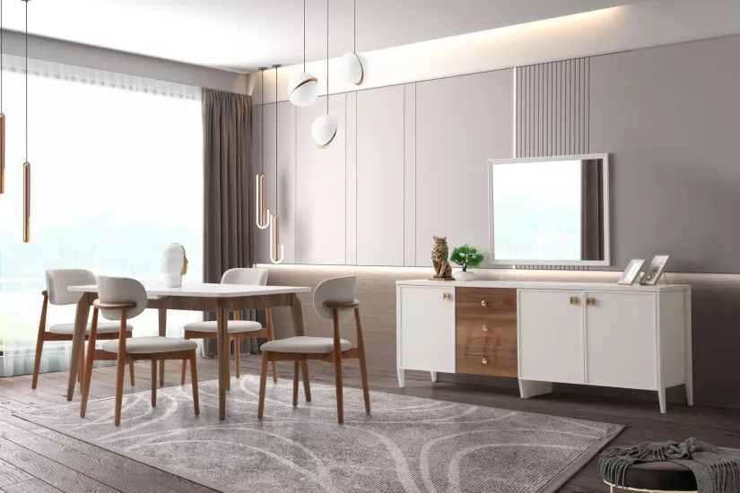 Venüs %100 MDF Yemek Odası Takımı